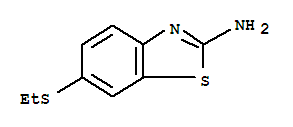 2-Benzothiazolamine,6-(ethylthio)-(9ci) Structure,71680-87-0Structure