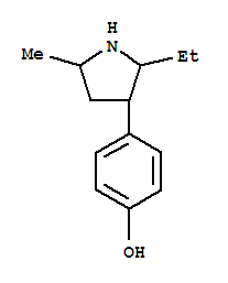 Phenol, 4-(2-ethyl-5-methyl-3-pyrrolidinyl)-(9ci) Structure,717816-69-8Structure