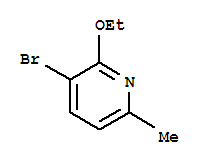 Pyridine, 3-bromo-2-ethoxy-6-methyl-(9ci) Structure,717843-50-0Structure