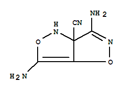 Isoxazolo[4,5-c]isoxazole-3a(4h)-carbonitrile, 3,6-diamino- Structure,717844-92-3Structure