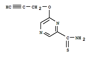 Pyrazinecarbothioamide, 6-(2-propynyloxy)-(9ci) Structure,717848-05-0Structure