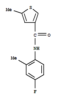 3-Thiophenecarboxamide,n-(4-fluoro-2-methylphenyl)-5-methyl-(9ci) Structure,717858-87-2Structure