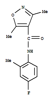 4-Isoxazolecarboxamide,n-(4-fluoro-2-methylphenyl)-3,5-dimethyl-(9ci) Structure,717859-26-2Structure