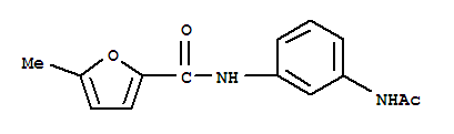 2-Furancarboxamide,n-[3-(acetylamino)phenyl]-5-methyl-(9ci) Structure,717869-69-7Structure