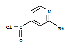 4-Pyridinecarbonyl chloride, 2-ethyl-(9ci) Structure,717871-74-4Structure