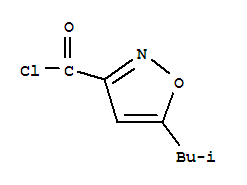 5-Isobutylisoxazole-3-carbonyl chloride Structure,717871-85-7Structure