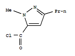 1H-pyrazole-5-carbonyl chloride, 1-methyl-3-propyl-(9ci) Structure,717871-87-9Structure