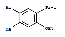 Acetophenone, 4-ethoxy-5-isopropyl-2-methyl-(5ci) Structure,717909-96-1Structure