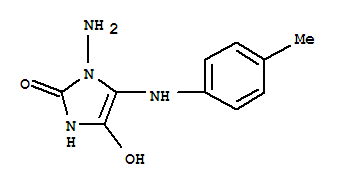 2H-imidazol-2-one, 1-amino-1,3-dihydro-4-hydroxy-5-[(4-methylphenyl)amino]-(9ci) Structure,719295-68-8Structure