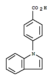 4-(1H-indol-1-yl)benzoic acid Structure,71935-16-5Structure