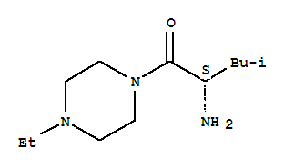 Piperazine, 1-[(2s)-2-amino-4-methyl-1-oxopentyl]-4-ethyl-(9ci) Structure,720656-32-6Structure