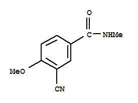 Benzamide, 3-cyano-4-methoxy-n-methyl-(9ci) Structure,720693-00-5Structure