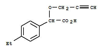 Benzeneacetic acid, 4-ethyl-alpha-(2-propynyloxy)-(9ci) Structure,720707-14-2Structure