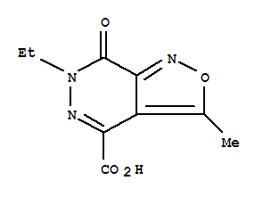 Isoxazolo[3,4-d]pyridazine-4-carboxylic acid, 6-ethyl-6,7-dihydro-3-methyl-7-oxo-(9ci) Structure,720718-58-1Structure