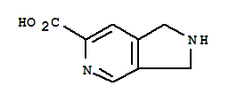 2,3-Dihydro-1h-pyrrolo[3,4-c]pyridine-6-carboxylic acid Structure,720720-27-4Structure