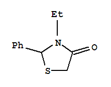 4-Thiazolidinone,3-ethyl-2-phenyl-(5ci) Structure,721458-19-1Structure