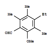 O-anisaldehyde, 4-ethyl-3,5,6-trimethyl-(5ci) Structure,722494-73-7Structure