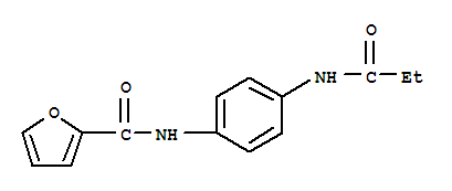 2-Furancarboxamide,n-[4-[(1-oxopropyl)amino]phenyl]-(9ci) Structure,723250-77-9Structure