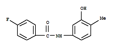 Benzamide, 4-fluoro-n-(3-hydroxy-4-methylphenyl)-(9ci) Structure,723261-52-7Structure