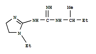 Guanidine, n-(1-ethyl-4,5-dihydro-1h-imidazol-2-yl)-n-(1-methylpropyl)-(9ci) Structure,724412-98-0Structure