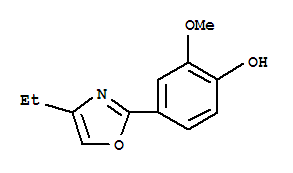 Phenol, 4-(4-ethyl-2-oxazolyl)-2-methoxy-(9ci) Structure,724467-49-6Structure