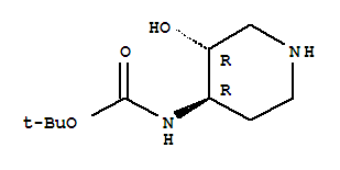 Carbamic acid,[(3r,4r)-3-hydroxy-4-piperidinyl]-,1,1-dimethylethyl ester Structure,724788-29-8Structure