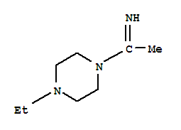 Piperazine, 1-ethyl-4-(1-iminoethyl)-(9ci) Structure,725202-39-1Structure