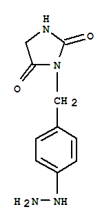 2,4-Imidazolidinedione, 3-[(4-hydrazinophenyl)methyl]-(9ci) Structure,725268-37-1Structure