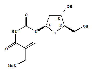 Thymidine, a-(methylthio)-(9ci) Structure,72687-16-2Structure