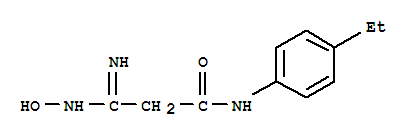 Propanamide, n-(4-ethylphenyl)-3-(hydroxyamino)-3-imino-(9ci) Structure,727369-80-4Structure