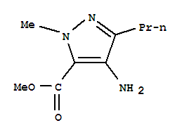 1H-pyrazole-5-carboxylicacid,4-amino-1-methyl-3-propyl-,methylester(9ci) Structure,727408-28-8Structure