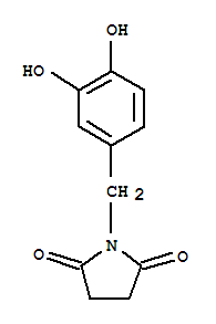 2,5-Pyrrolidinedione, 1-[(3,4-dihydroxyphenyl)methyl]-(9ci) Structure,727657-08-1Structure