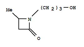 2-Azetidinone,1-(3-hydroxypropyl)-4-methyl-(9ci) Structure,727739-39-1Structure