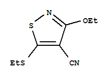 4-Isothiazolecarbonitrile,3-ethoxy-5-(ethylthio)-(9ci) Structure,728037-90-9Structure