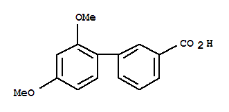 2’,4’-Dimethoxybiphenyl-3-carboxylic acid Structure,728919-16-2Structure