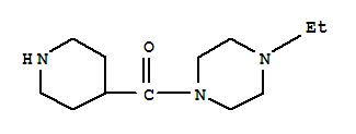 (4-Ethyl-1-piperazinyl)-4-piperidinylmethanone Structure,728930-83-4Structure