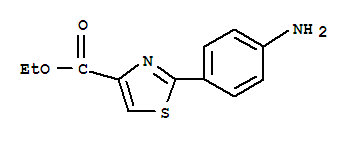 2-(4-Amino-phenyl)-thiazole-4-carboxylic acid ethyl ester Structure,730234-73-8Structure