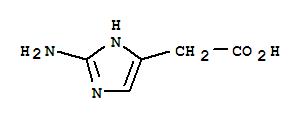 (2-Amino-1h-imidazol-4-yl)-acetic acid Structure,73086-08-5Structure