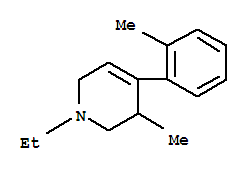 Pyridine, 1-ethyl-1,2,3,6-tetrahydro-3-methyl-4-(2-methylphenyl)-(9ci) Structure,730908-27-7Structure