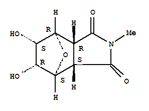 (1R,2r,6s,7s,8r,9s)-8,9-dihydroxy-4-methyl-10-oxa-4-azatricyclo[5.2.1.0<sup>2,6</sup>]decane-3,5-dione Structure,730963-39-0Structure