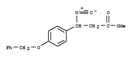 Methyl-3-isocyano-3-(4-benzyloxyphenyl)propionate Structure,730971-63-8Structure