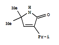 2H-pyrrol-2-one,1,5-dihydro-5,5-dimethyl-3-(1-methylethyl)-(9ci) Structure,73119-63-8Structure