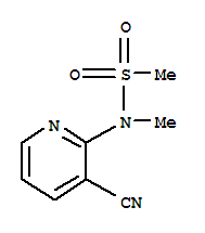 N-(3-cyanopyridin-2-yl)-n-methylmethanesulfonamide Structure,73161-37-2Structure