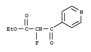 4-Pyridinepropanoic acid, alpha-fluoro-beta-oxo-, ethyl ester (9ci) Structure,731770-29-9Structure