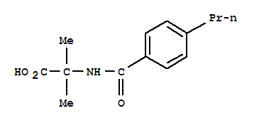 Alanine, 2-methyl-n-(4-propylbenzoyl)- Structure,732304-35-7Structure