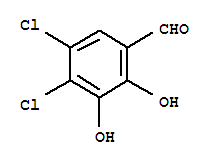 Benzaldehyde, 4,5-dichloro-2,3-dihydroxy-(9ci) Structure,73275-97-5Structure