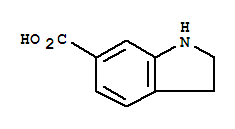 2,3-Dihydro-1H-indole-6-carboxylic acid Structure,732922-86-0Structure