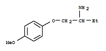 2-Butanamine,1-(4-methoxyphenoxy)-(9ci) Structure,732967-72-5Structure