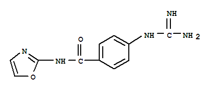 Benzamide, 4-[(aminoiminomethyl)amino]-n-2-oxazolyl-(9ci) Structure,733045-69-7Structure