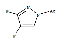 1H-pyrazole, 1-acetyl-3,4-difluoro-(9ci) Structure,73305-85-8Structure